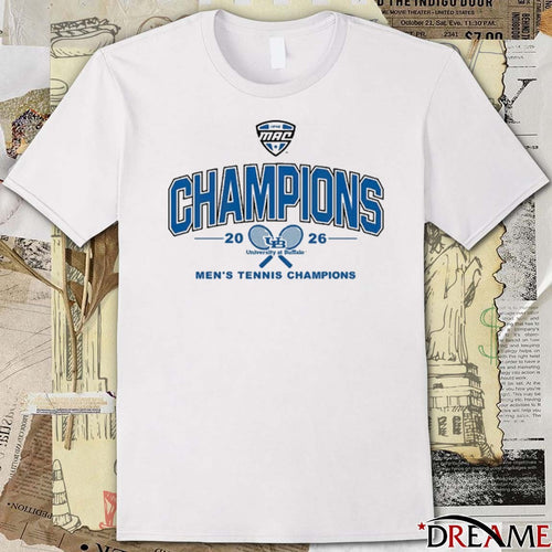2026 University At Buffalo Bulls MAC Men’s Tennis Champions t-shirt