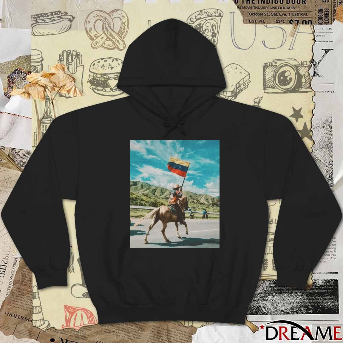 2026 Venezuelan man riding a horse – Free Venezuela t-shirt