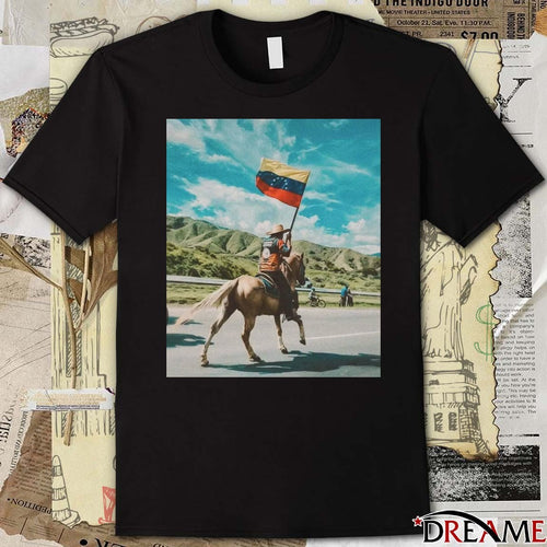 2026 Venezuelan man riding a horse – Free Venezuela t-shirt