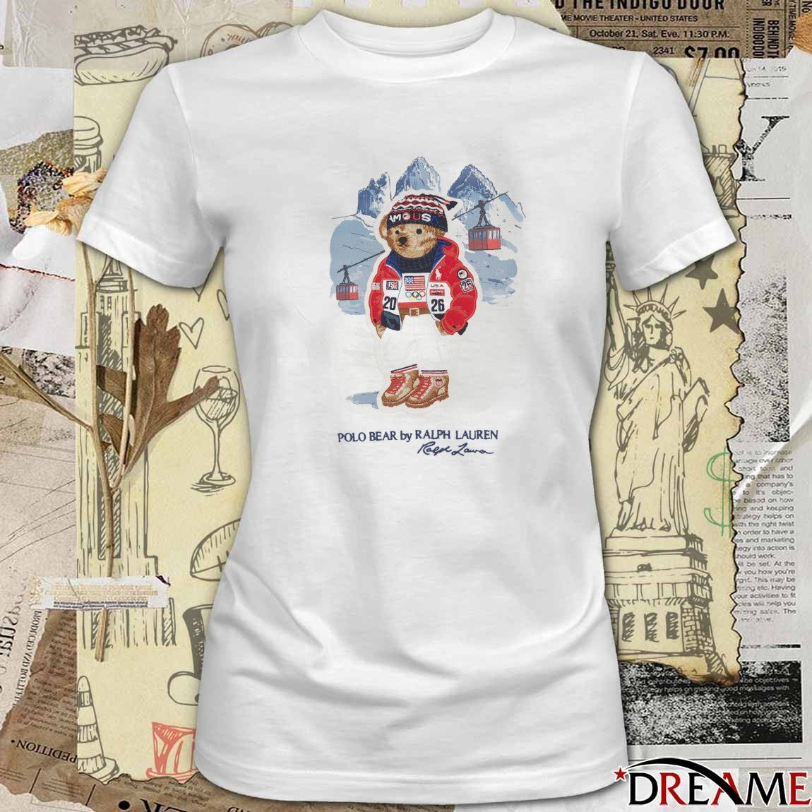 2026 Winter Olympics Seasonal Bear Polo Bear By Ralph Lauren Signature t-shirt
