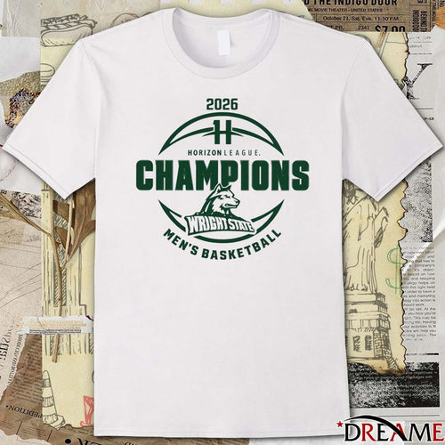 2026 Wright State Men’s Basketball Horizon League Champions t-shirt