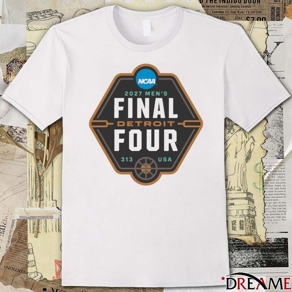 2027 NCAA Men’s Final Four in Detroit Logo t-shirt