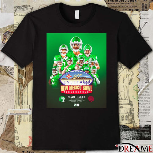 20th Annual Isleta New Mexico Bowl Mean Green Vs San Diego State December 27, 2025 Poster t-shirt