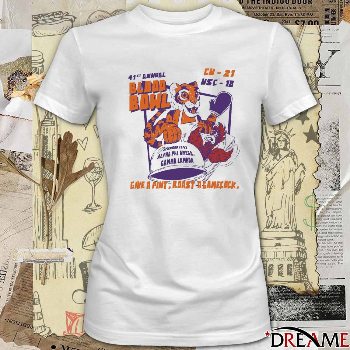 41St Annual Carolina vs Clemson Blood Drive Forever To Thee Rivalry t-shirt