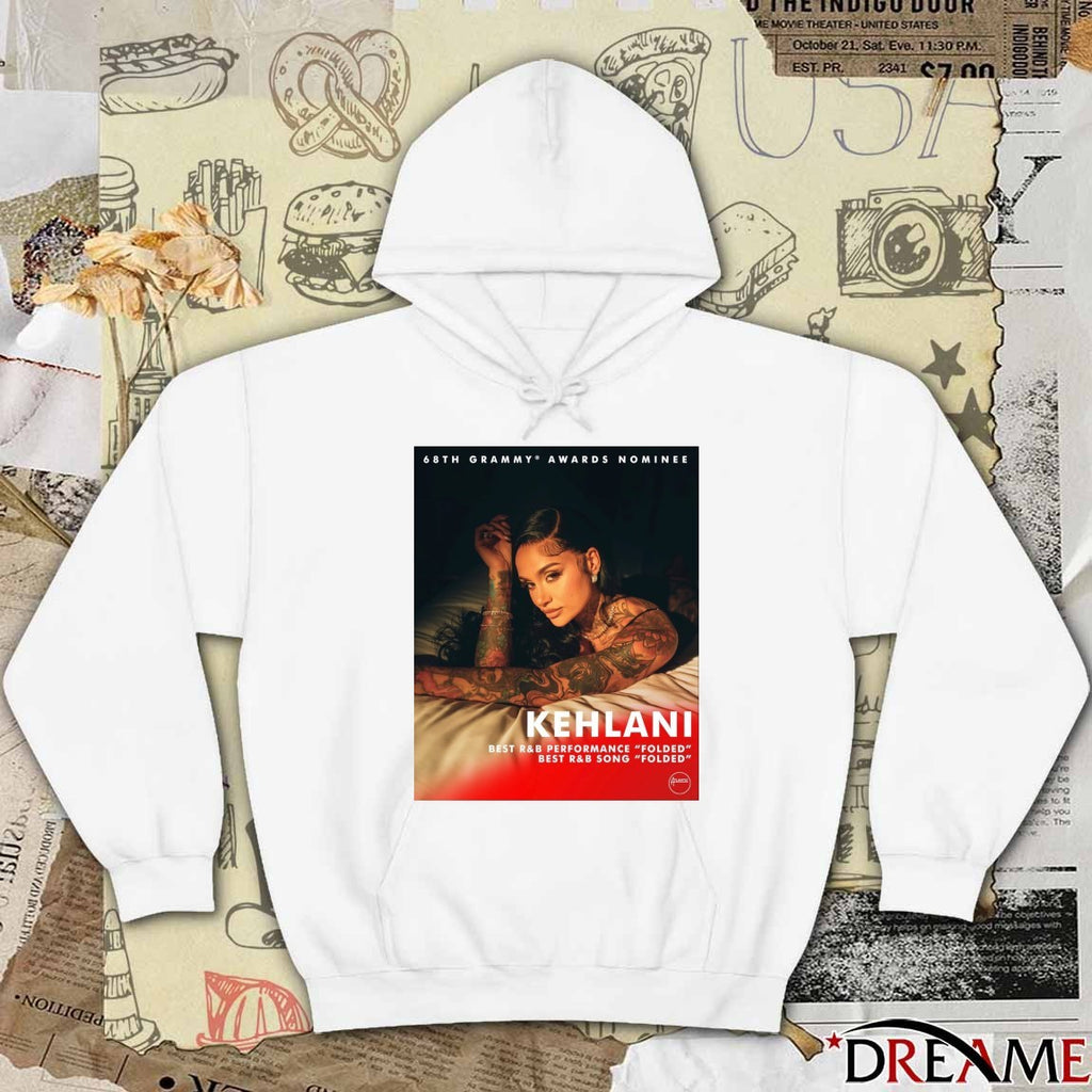 68th Grammys Awards Nominee Kehlani Best R&B Performance Folded Best R&B Song Folded Poster t-shirt