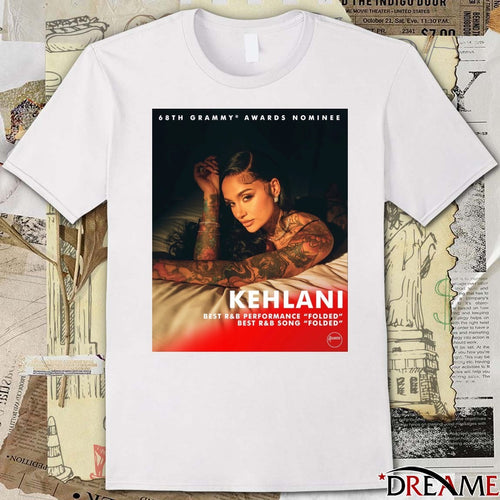 68th Grammys Awards Nominee Kehlani Best R&B Performance Folded Best R&B Song Folded Poster t-shirt