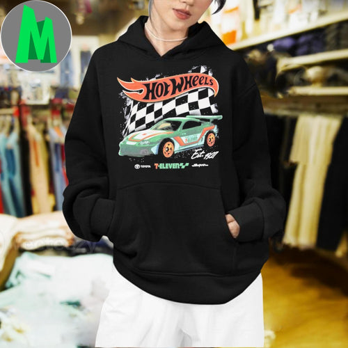7-Eleven x Hot Wheels Checkered Flag Shirt