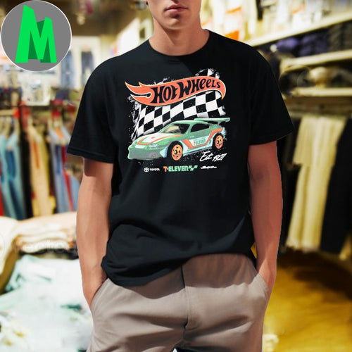 7-Eleven x Hot Wheels Checkered Flag Shirt