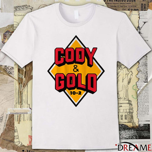 96.5 The Fan Cody & Gold 10-2 Show Diamond Logo 2025 t-shirt