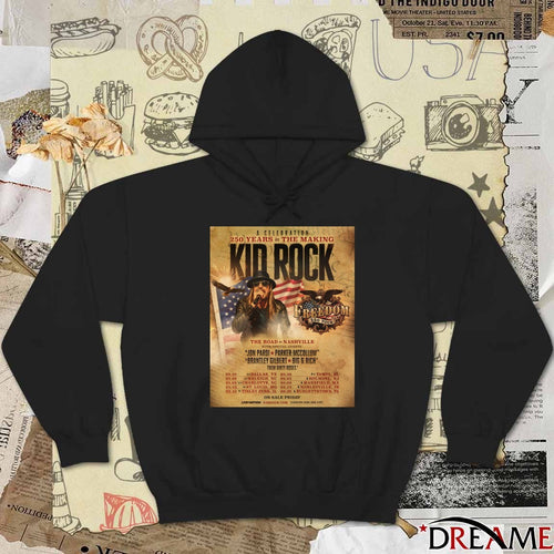 A Celebration 250 Years In The Making Kid Rock The Road To Nashville May 01 – 16 2026 Poster t-shirt