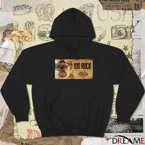 A Celebration 250 Years In The Making Kid Rock The Road To Nashville May 15 2026 Hollywood Casino Amphitheater Poster t-shirt