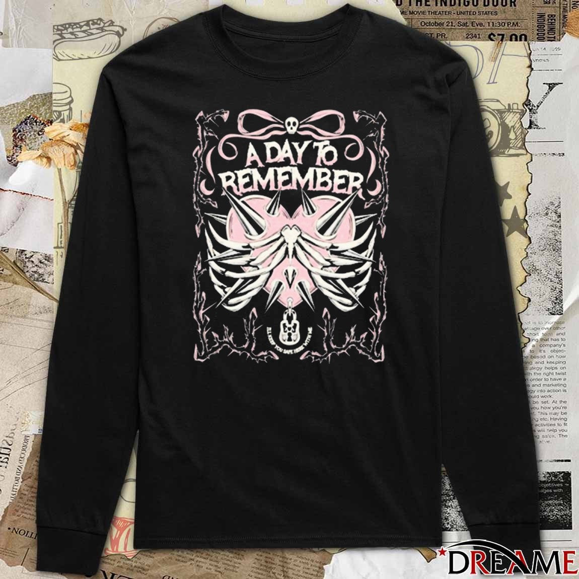 A Day To Remember Spiked Heart t-shirt