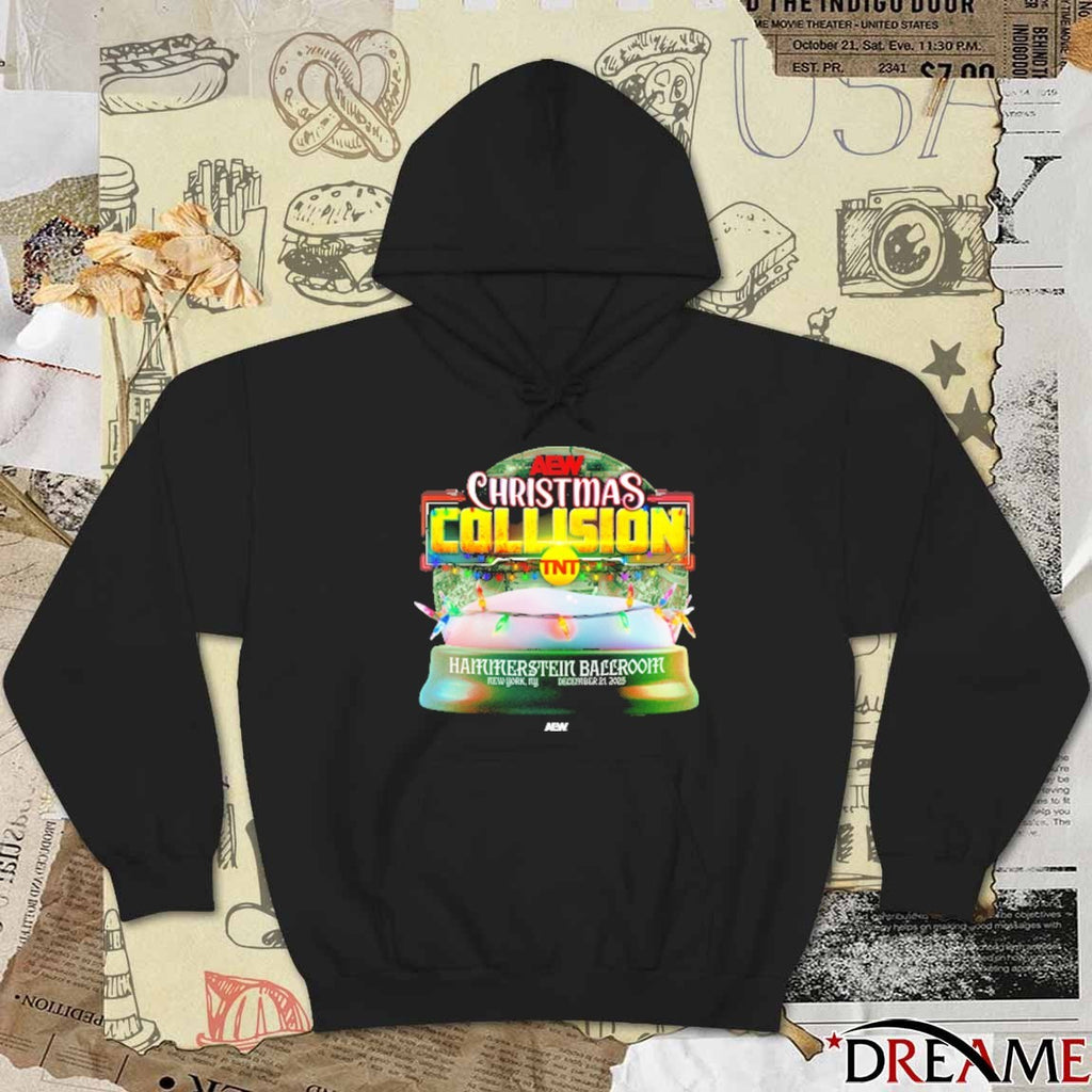 AEW Christmas Collision Hammerstein Ballroom New York City Dec 21 2025 t-shirt