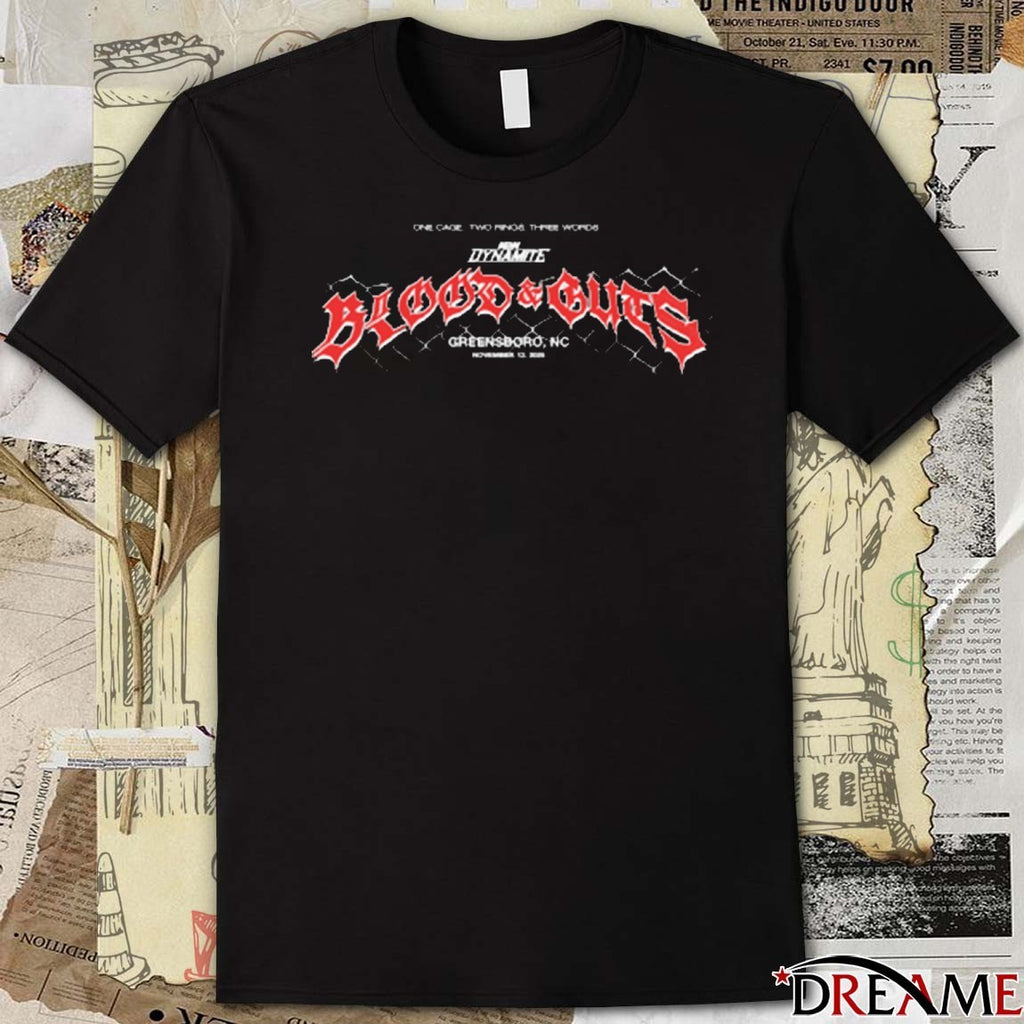 AEW Dynamite Blood and Guts November 2025 Alternate t-shirt