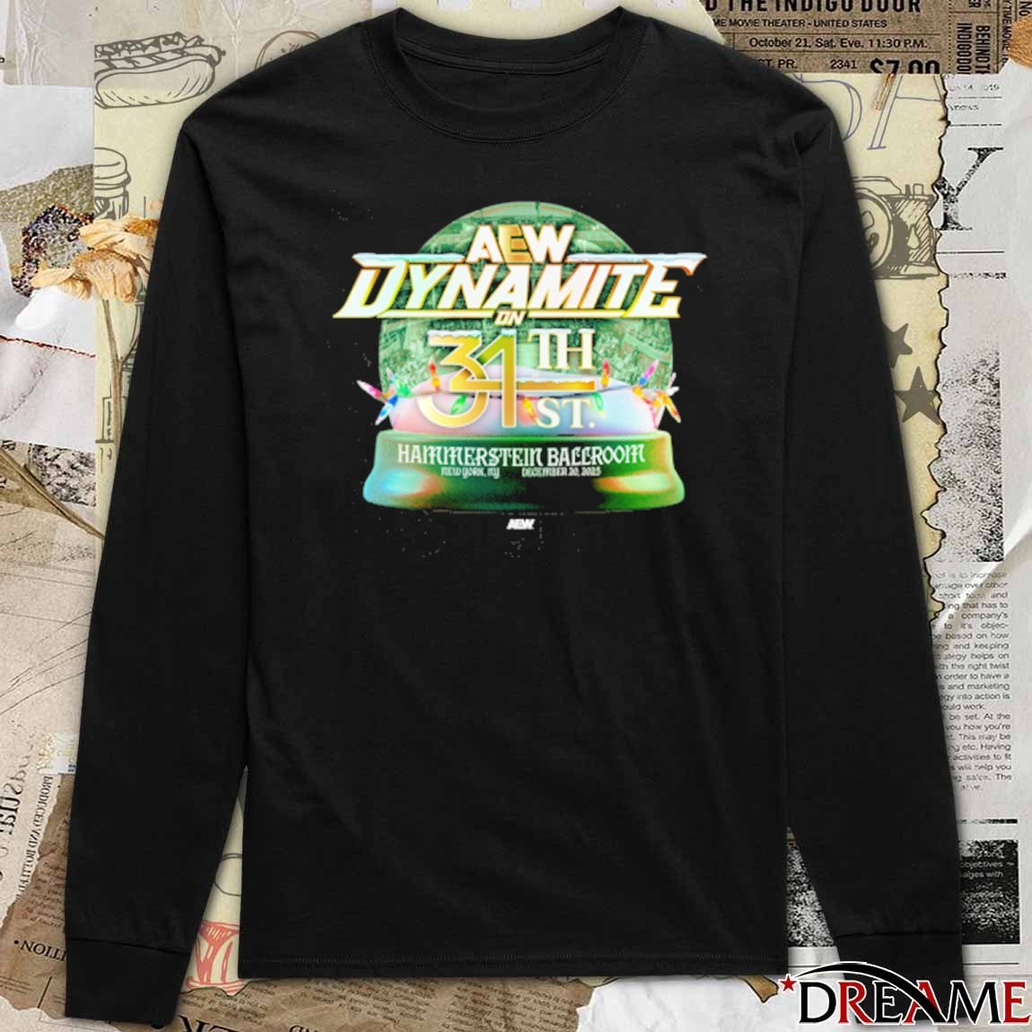 AEW Dynamite on 34th St. Hammerstein Ballroom New York City Dec 21 2025 t-shirt