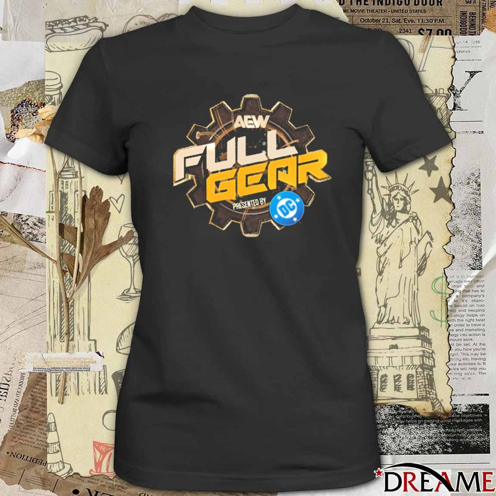 AEW Full Gear 2025 Event Presented By DC t-shirt