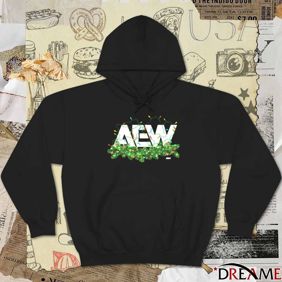 AEW It’s For the Holidays Christmas 2025 t-shirt