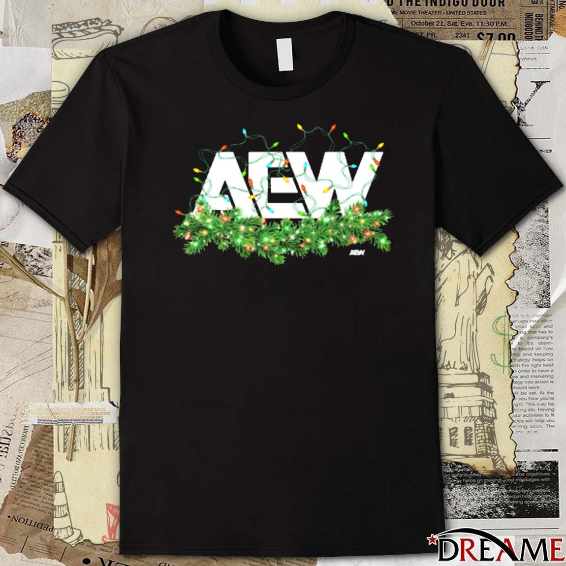 AEW It’s For the Holidays Christmas 2025 t-shirt