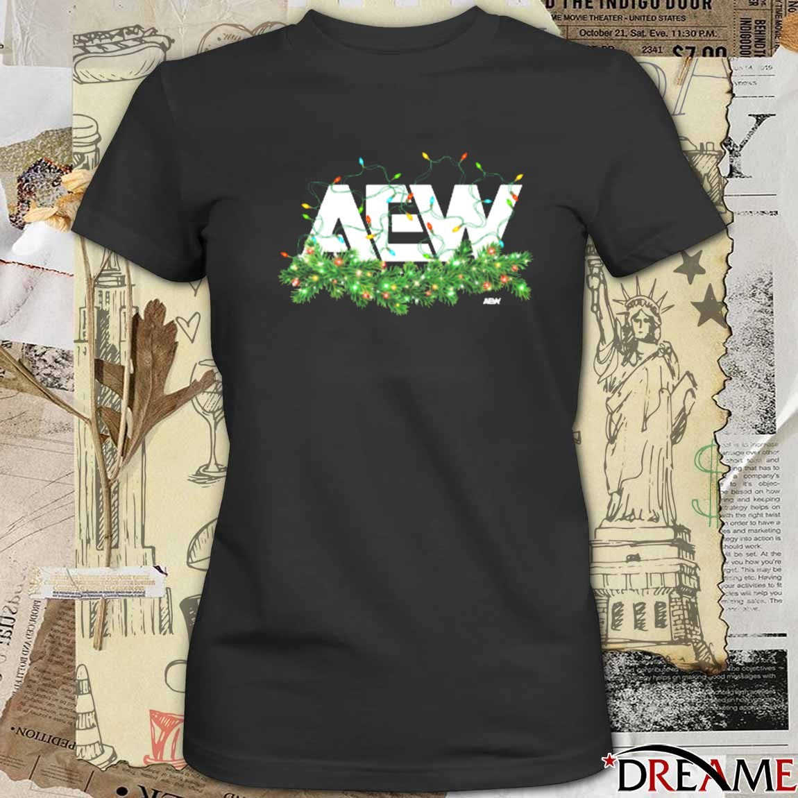 AEW It’s For the Holidays Christmas 2025 t-shirt