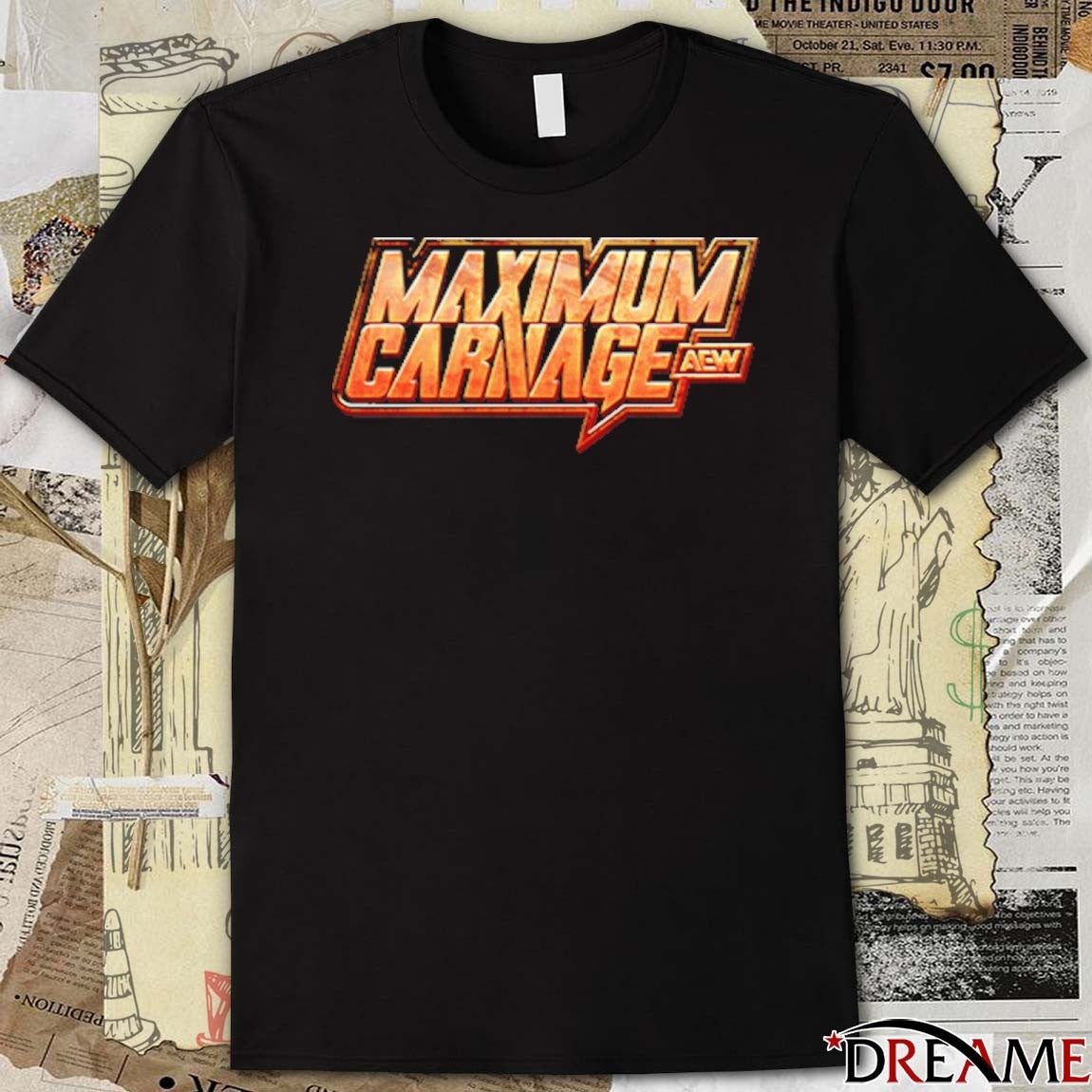 AEW Maximum Carnage 2026 Event t-shirt