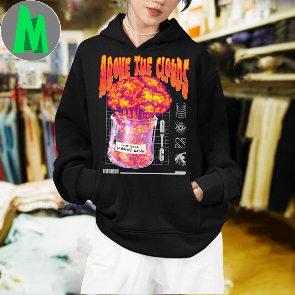 Above The Clouds Mushroom Cloud Lab Graphic T-Shirt