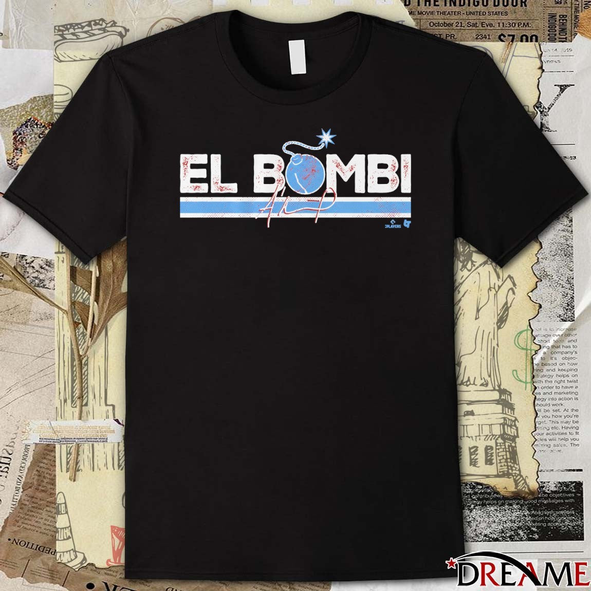 Adolis Garcia El Bombi Philadelphia Phillies Signature t-shirt