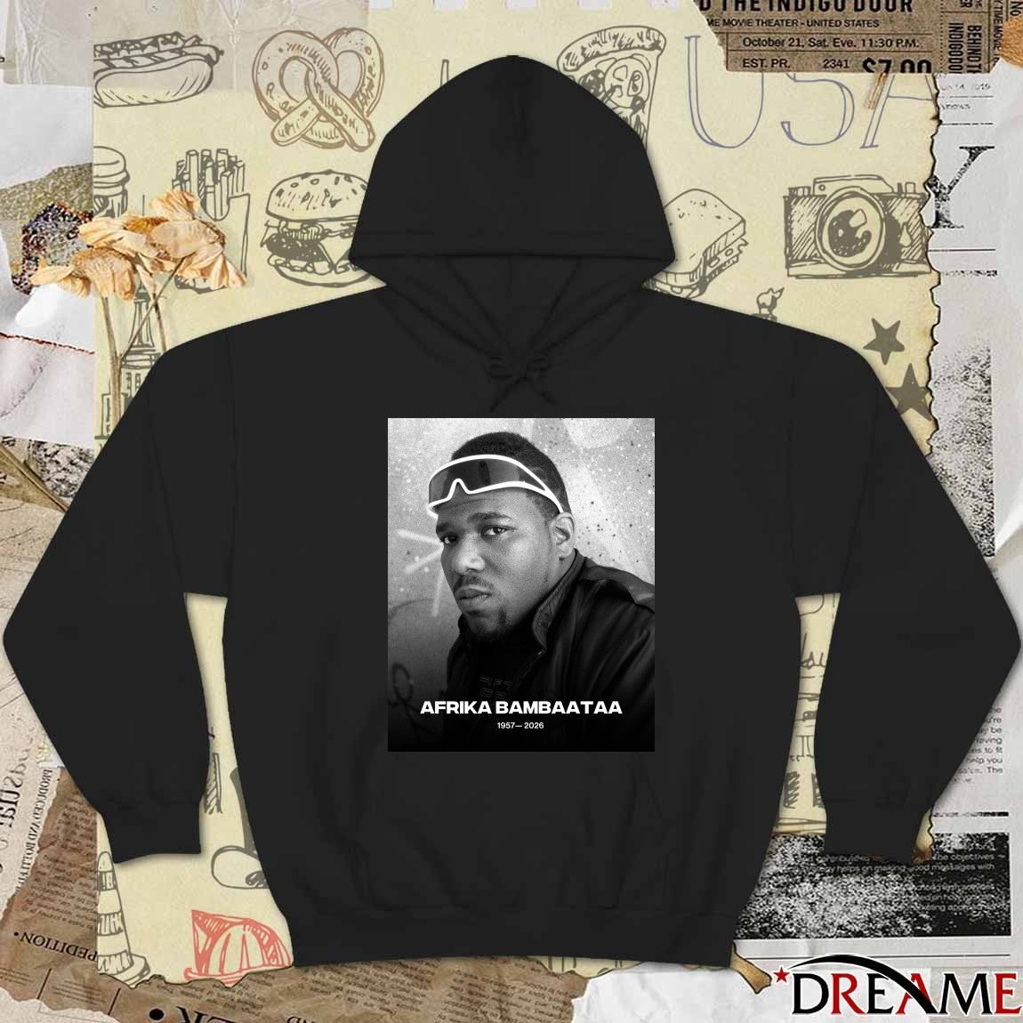 Afrika Bambaataa 1957-2026 Complex Music t-shirt