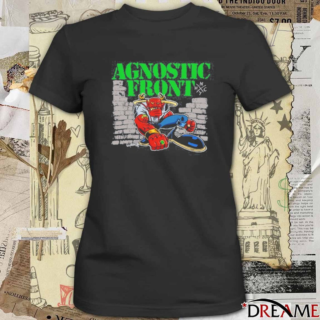 Agnostic Front Lambrou Beast Fanart 2025 t-shirt