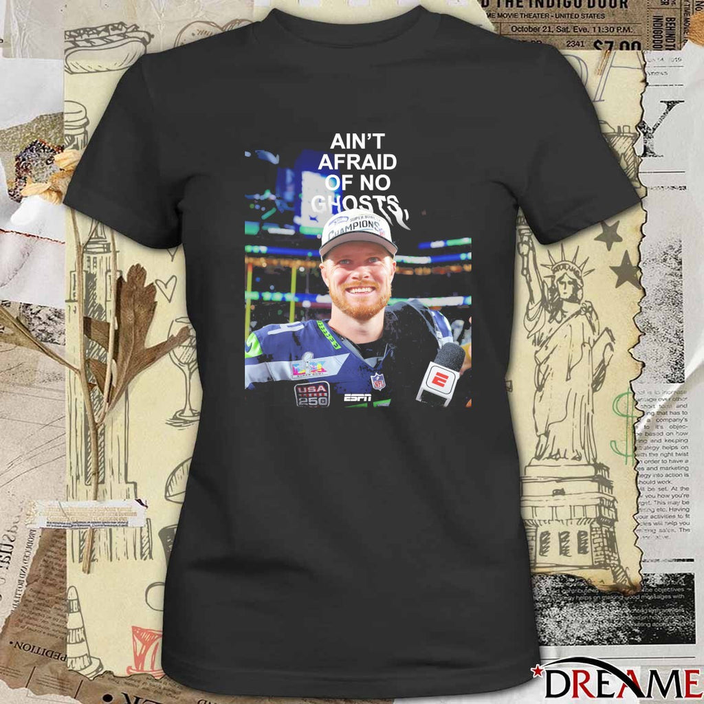 Ain’t Afraid Of No Ghosts Sam Darnold and Seahawks t-shirt
