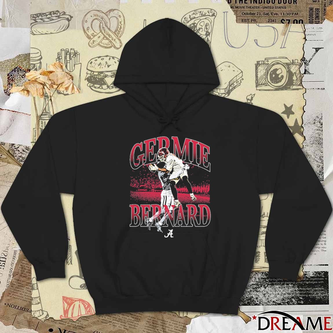 Alabama NCAA Football Germie Bernard Catcha 2025 t-shirt
