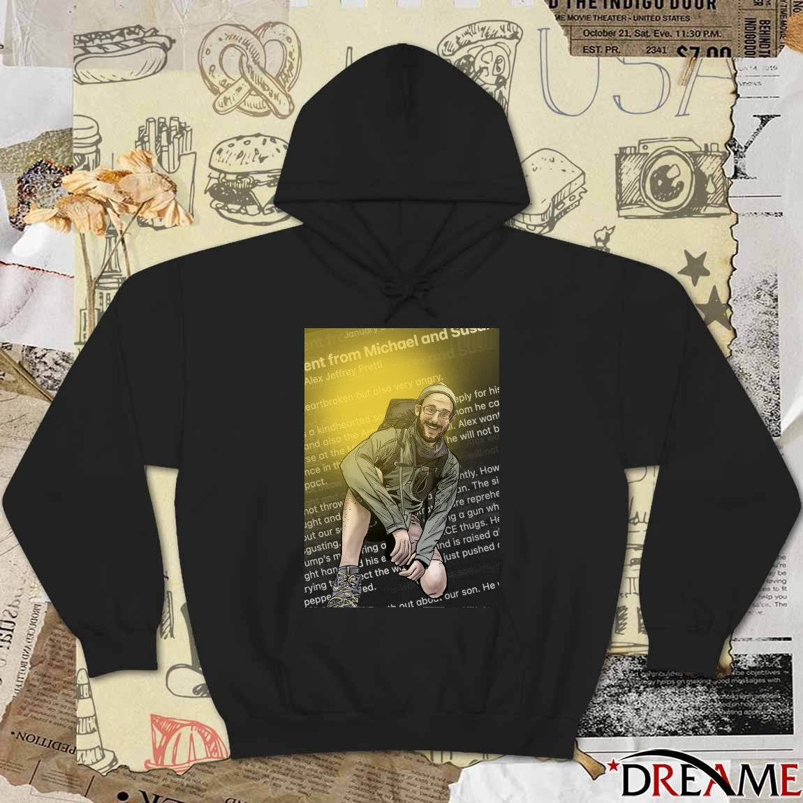 Alex Jeffrey Pretti University Of Minnesota Graduate, Nurse Employed At The Us Dept. Of Veterans Affairs Poster t-shirt