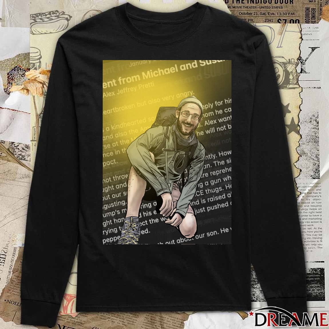 Alex Jeffrey Pretti University Of Minnesota Graduate, Nurse Employed At The Us Dept. Of Veterans Affairs Poster t-shirt