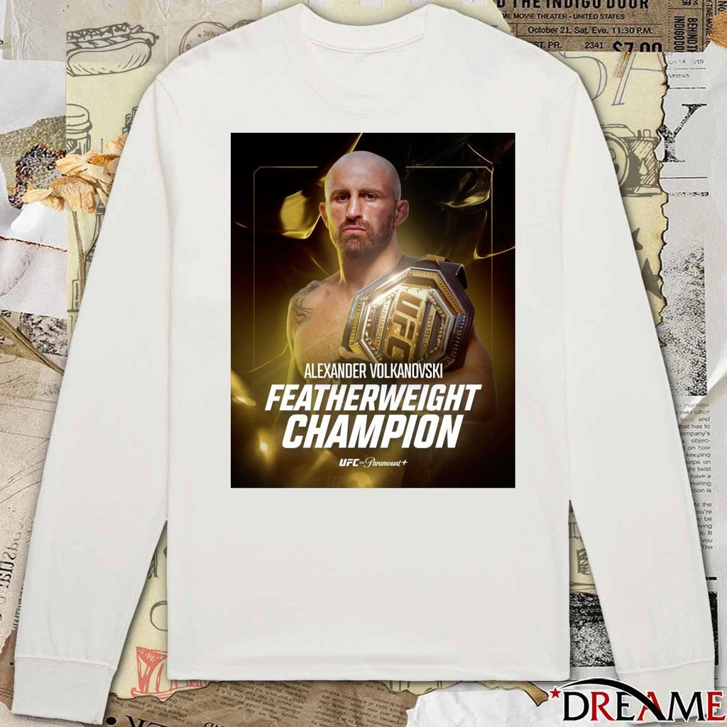 Alexander Volkanovski Featherweight Champion UFC Poster t-shirt