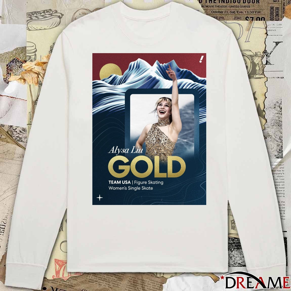 Alysa Liu GOLD Medal TEAM USA Figure Skating Women’s Single Skate t-shirt