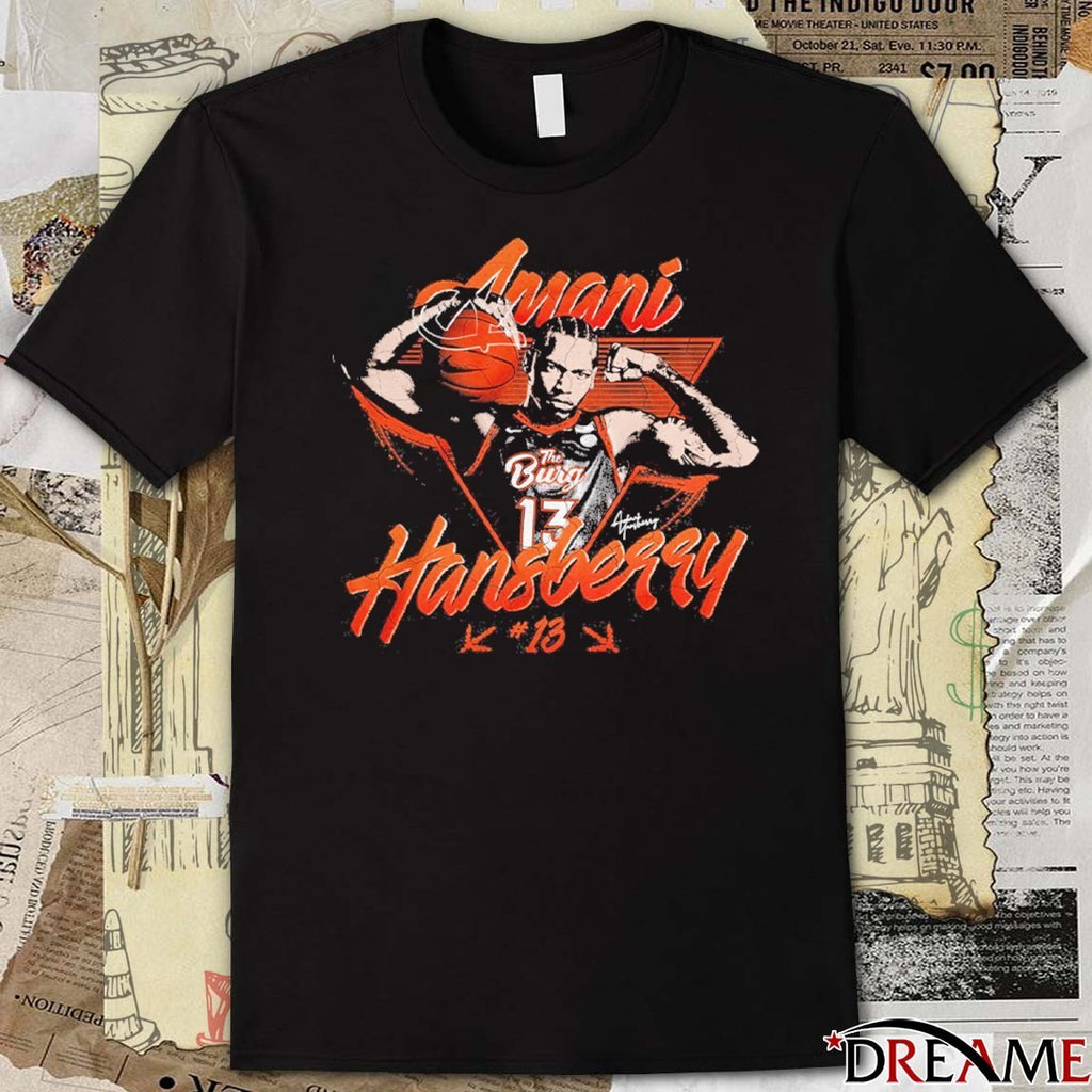 Amani Hansberry The Burg Virginia Tech Hokies basketball Signature t-shirt