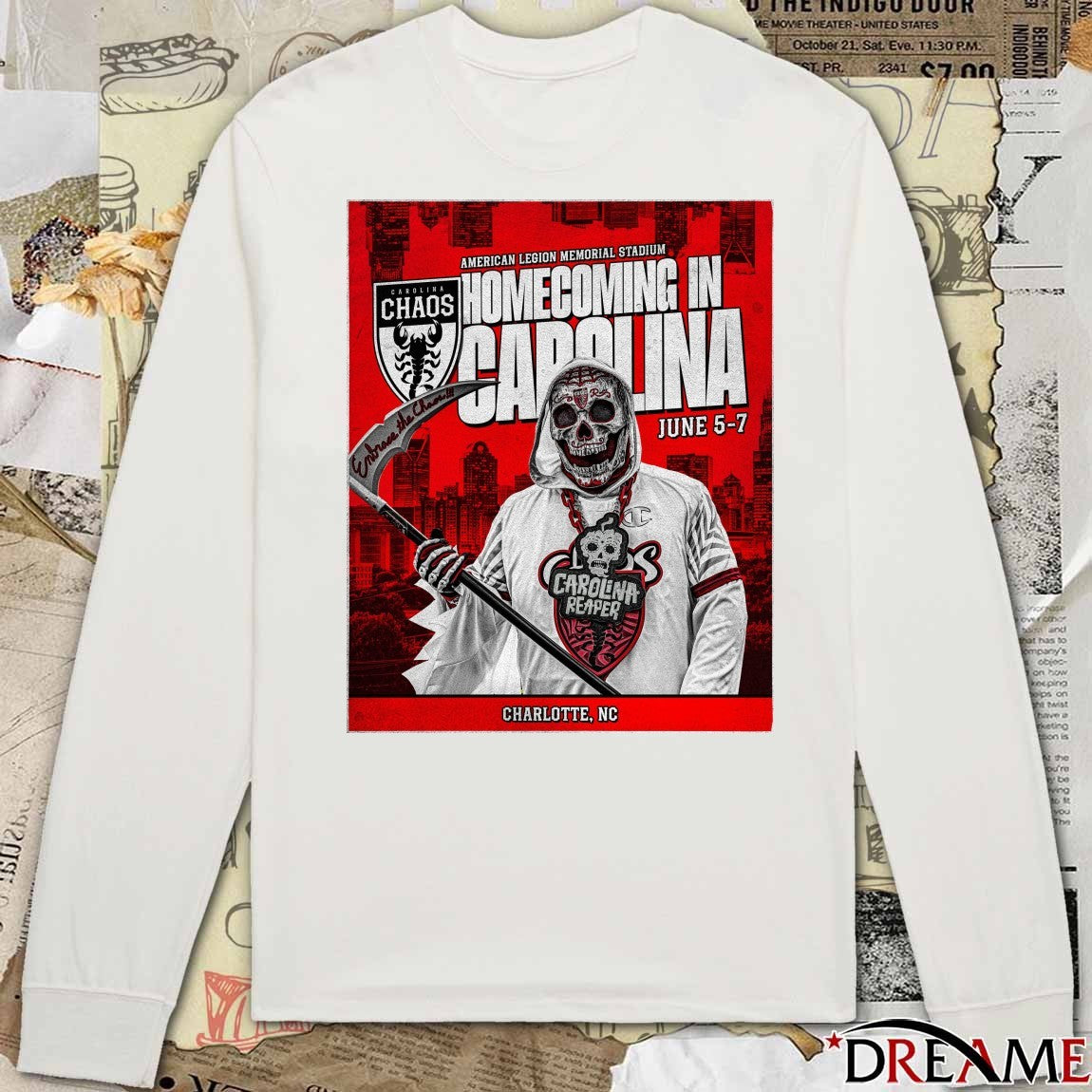 American Legion Memorial Stadium Homecoming In Carolina June 5-7 2026 Charlotte NC Poster t-shirt
