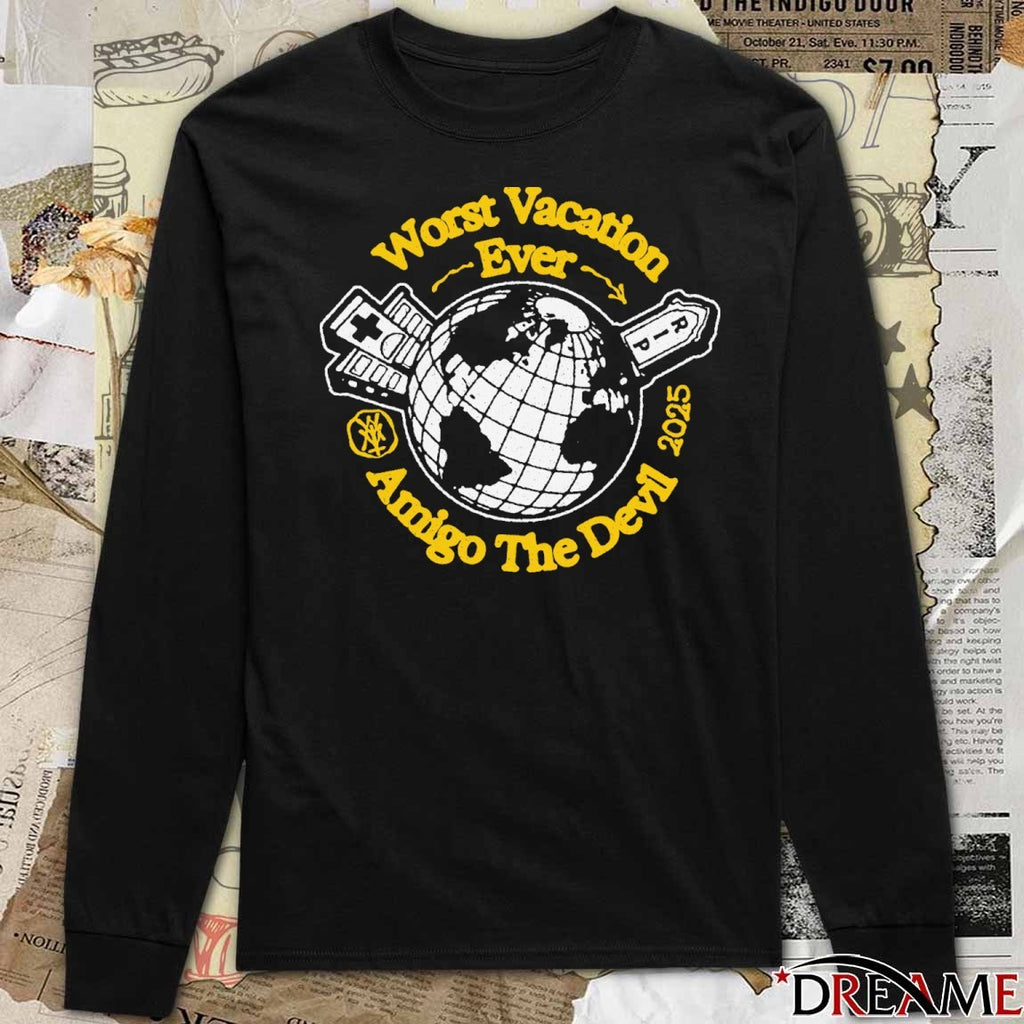 Amigo The Devil Worst Vacation Concert 2025 t-shirt