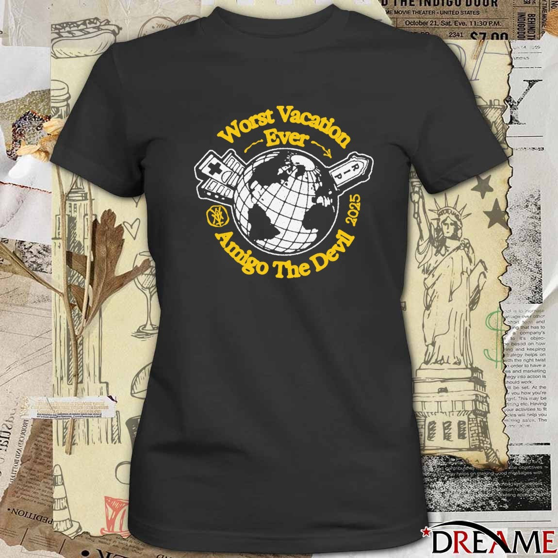 Amigo The Devil Worst Vacation Concert 2025 t-shirt
