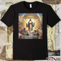 And The Lord Said Unto Donald Trump Let’s See Those Epstein Files First Poster t-shirt