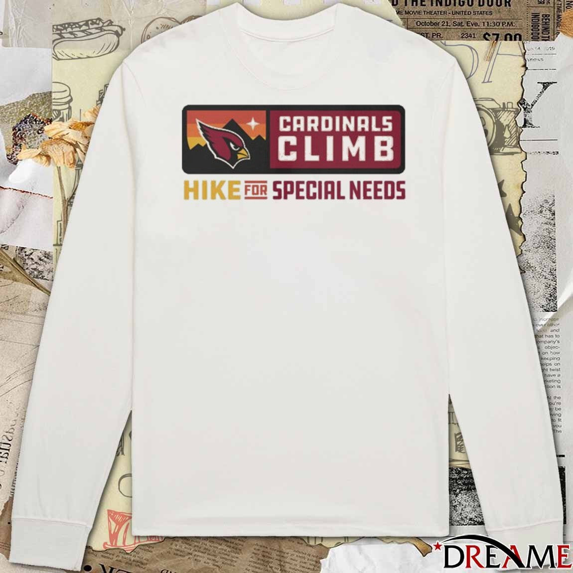 Arizona Cardinals Climb Hike For Special Needs 2025 t-shirt