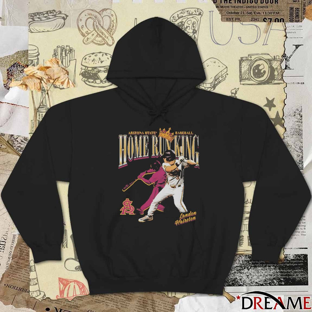 Arizona State Sun Devils Baseball Landon Hairston Home Run King t-shirt