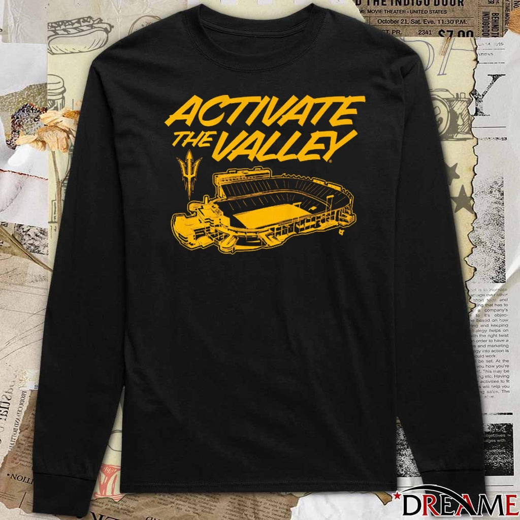 Arizona State Sun Devils Football NCAA Activate The Valley t-shirt