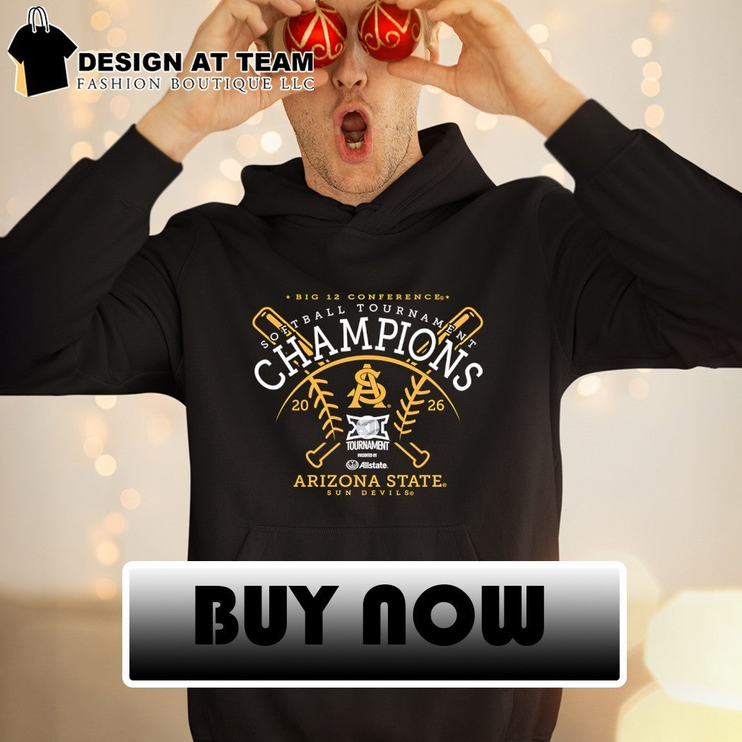 Arizona State Sun Devils Softball Tournament Champions 2026 Big 12 Conference shirt