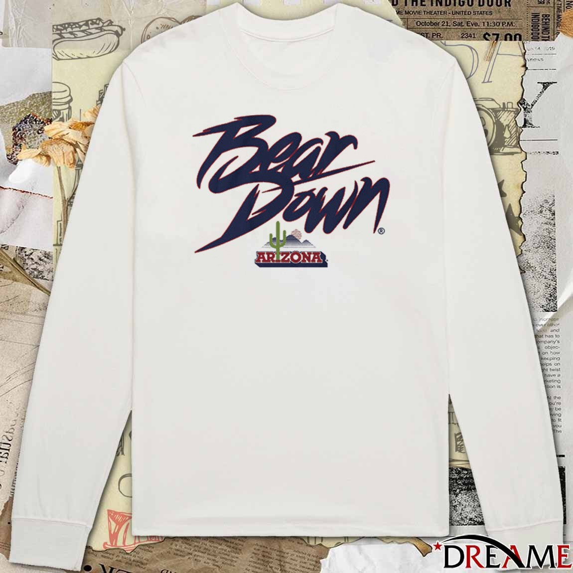 Arizona Wildcats NCAA Bear Down Cactus Logo 2025 t-shirt