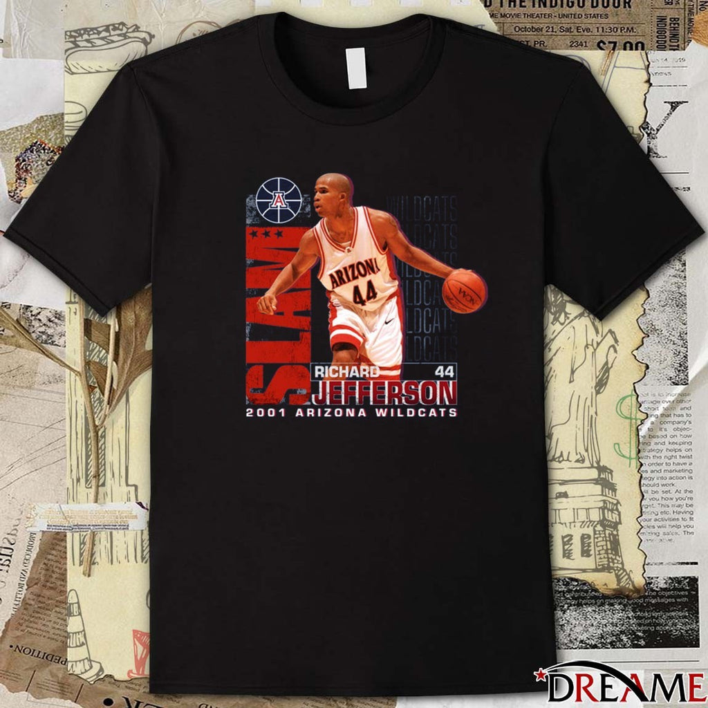 Arizona Wildcats Richard Jefferson 2001 NCAA Final Four t-shirt