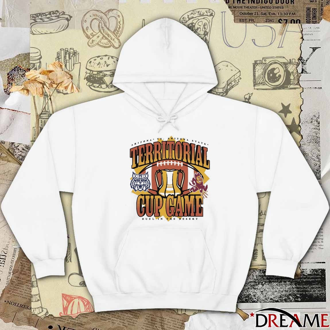 Arizona Wildcats vs. Arizona State Sun Devils Territorial Cup Game Duel In The Desert t-shirt
