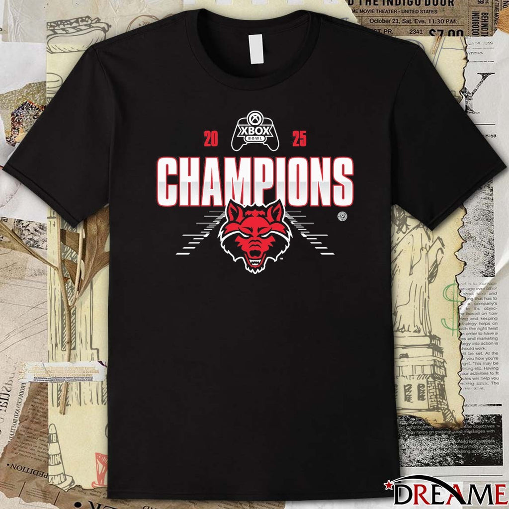 Arkansas State Red Wolves 2025 inaugural Xbox Bowl in Frisco, Texas t-shirt