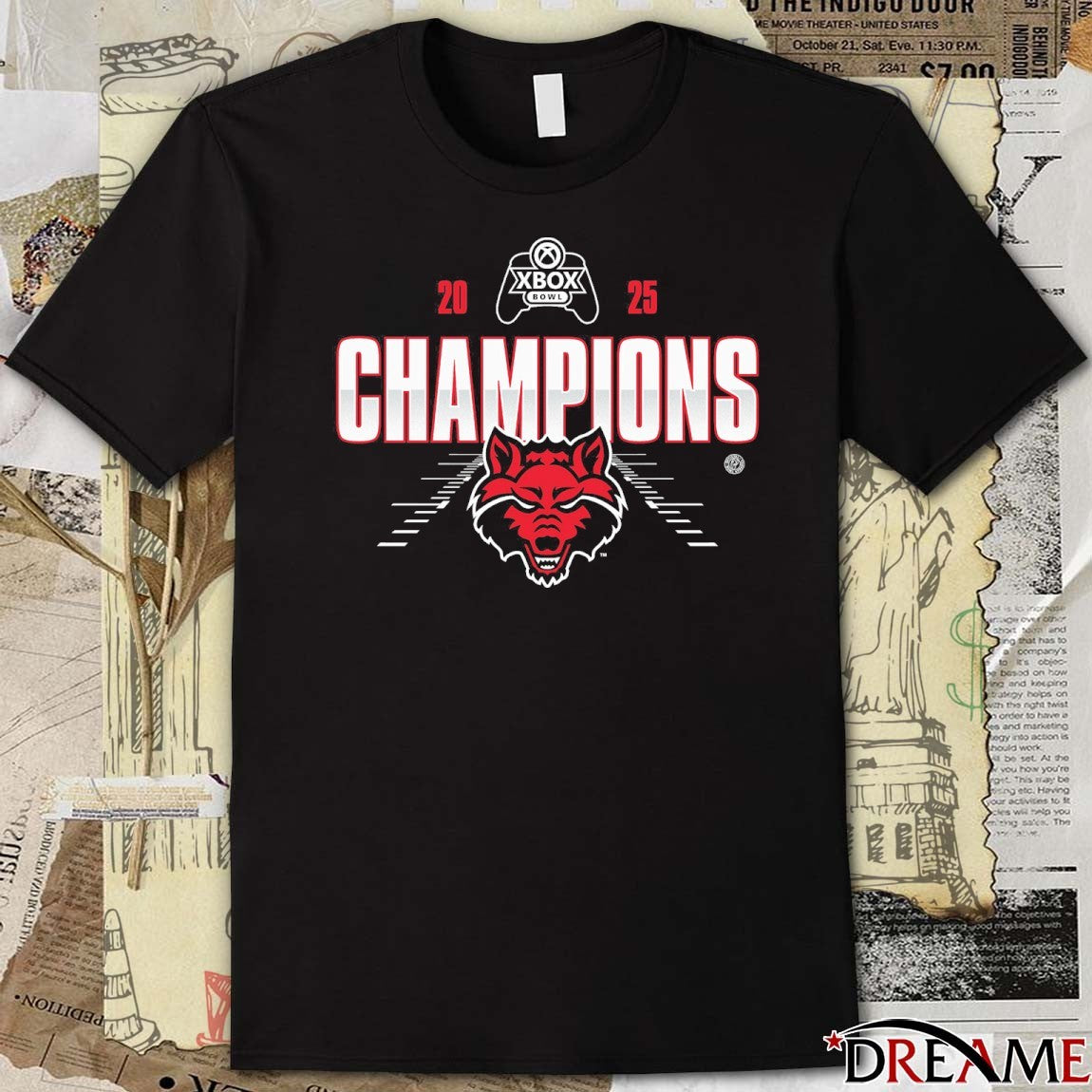 Arkansas State Red Wolves 2025 inaugural Xbox Bowl in Frisco, Texas t-shirt