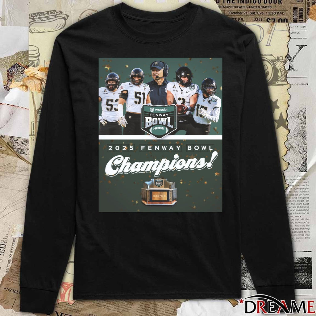 Army Black Knights defeated UConn Huskies Winners 2025 Wasabi Fenway Bowl Champions Poster t-shirt