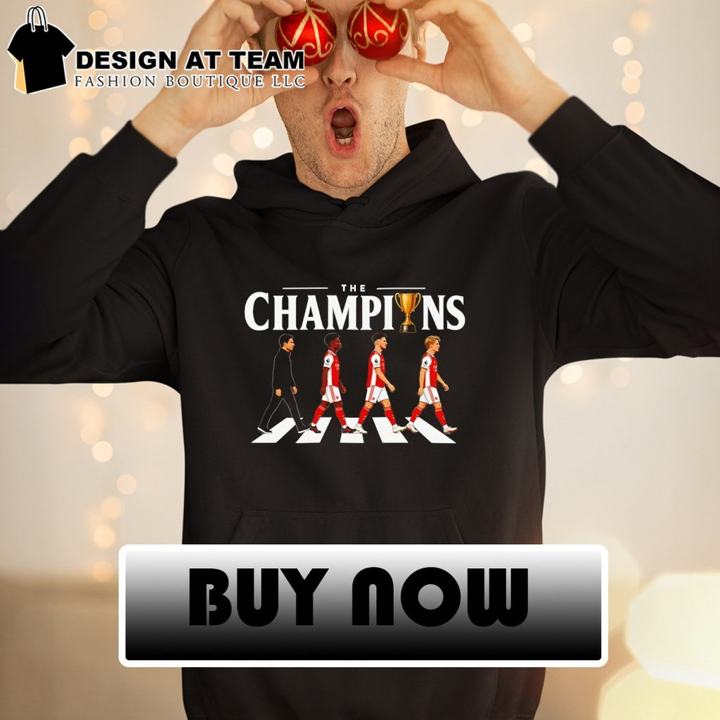 Arsenal FC The Champions 25 26 Gooners Abbey Road inspired shirt